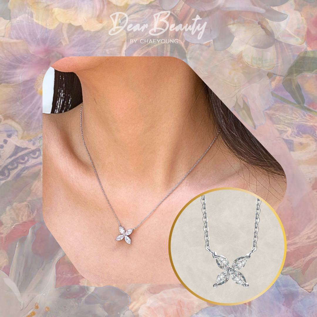 Sylvie Blooming Marquise Necklace