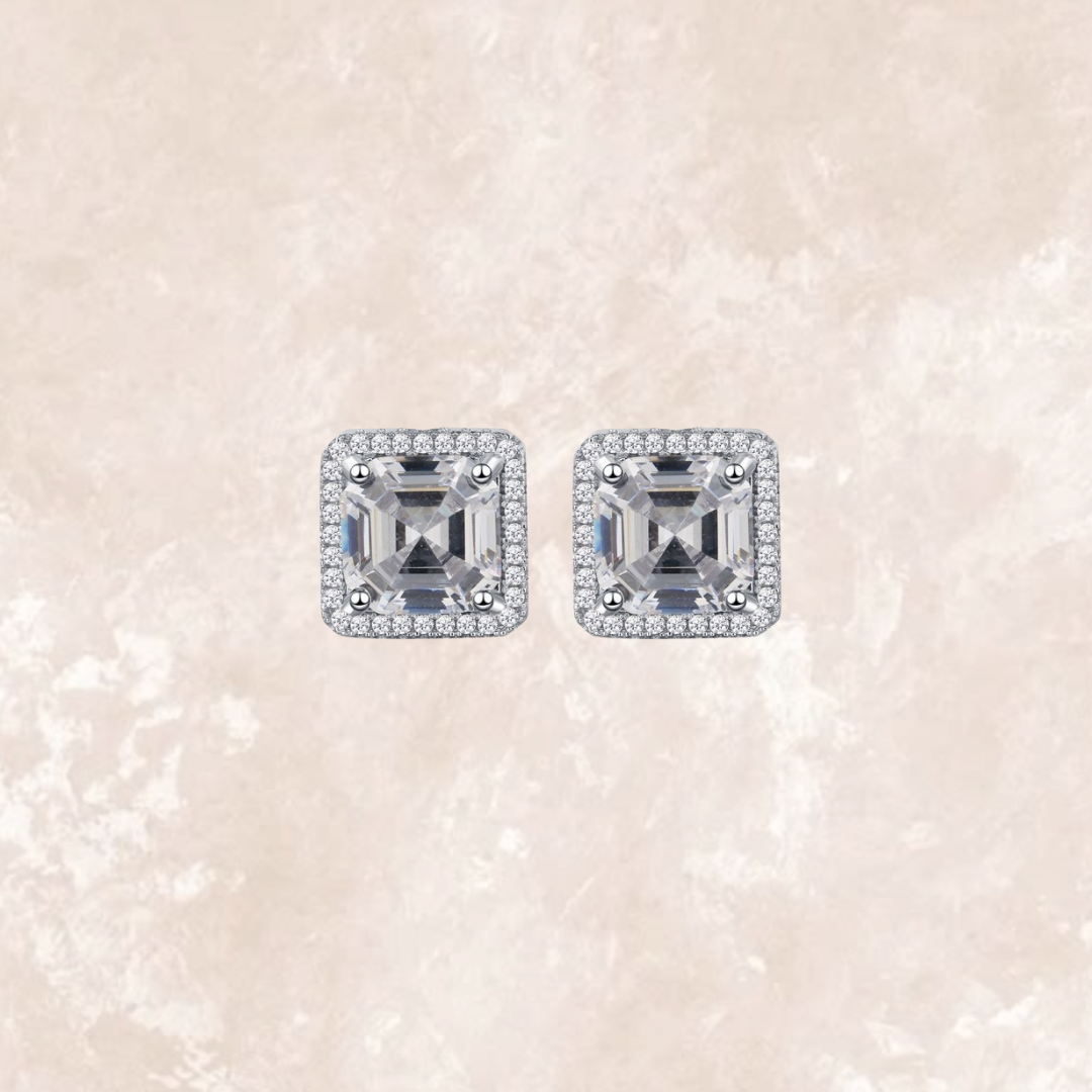 Asscher Cushion Earring