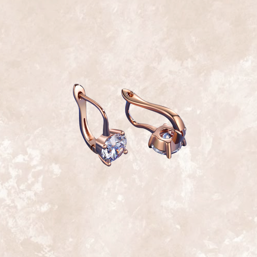 1 Carat Claire Loops - Rose Gold