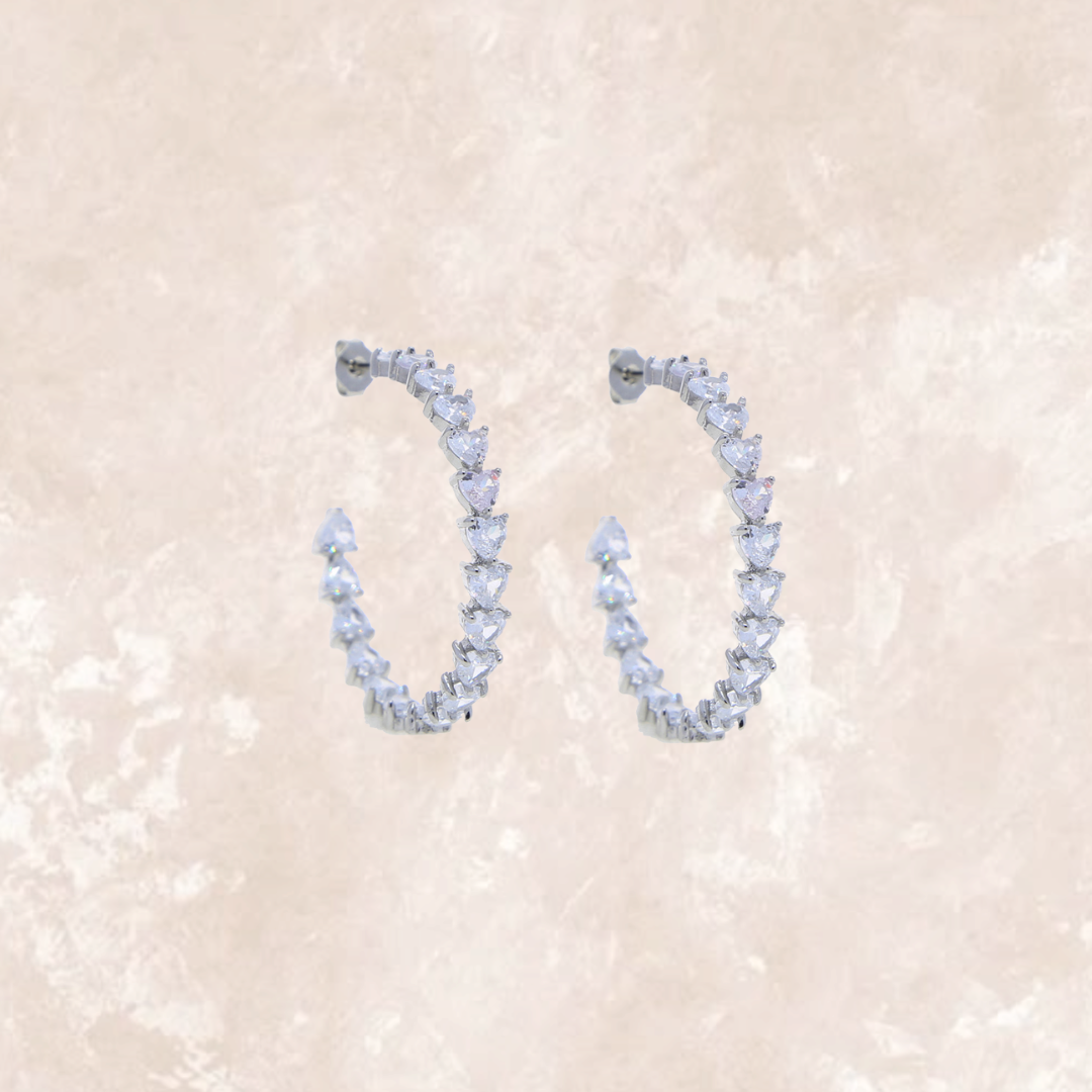 Heart Hoops Classic White