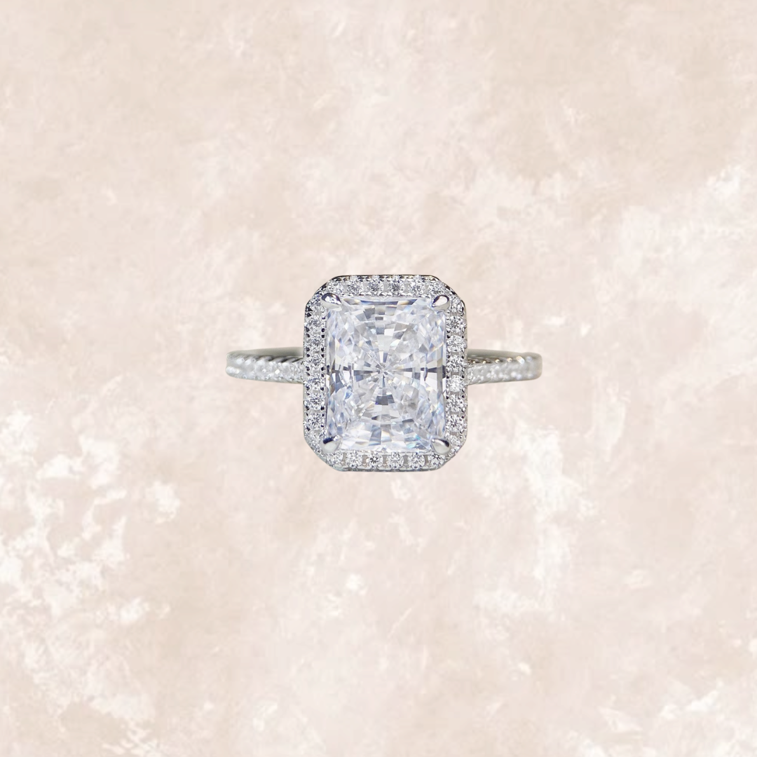 2 Carat Long Cushion Ring