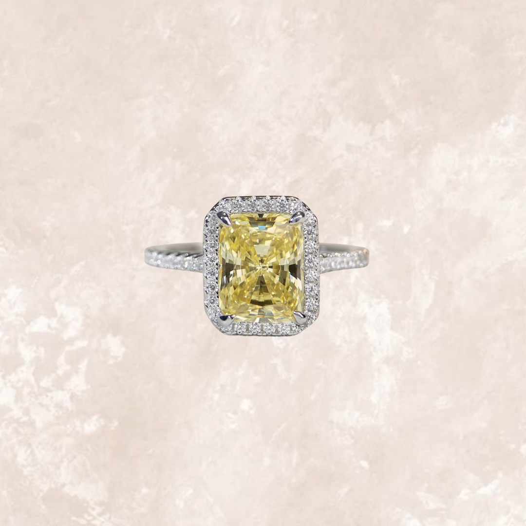 2 Carat Long Cushion Ring