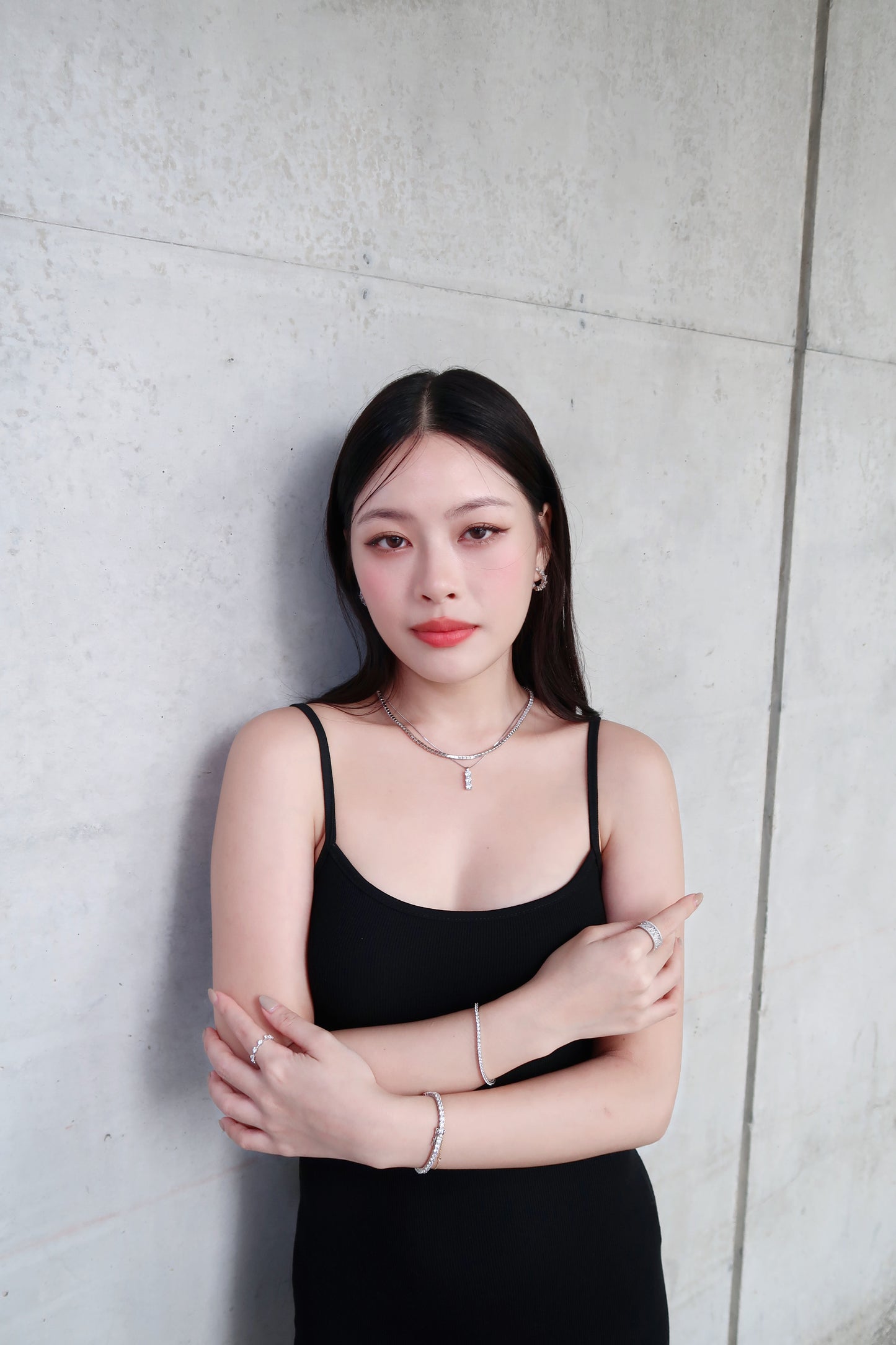 Suzy Tennis Drop Pendant