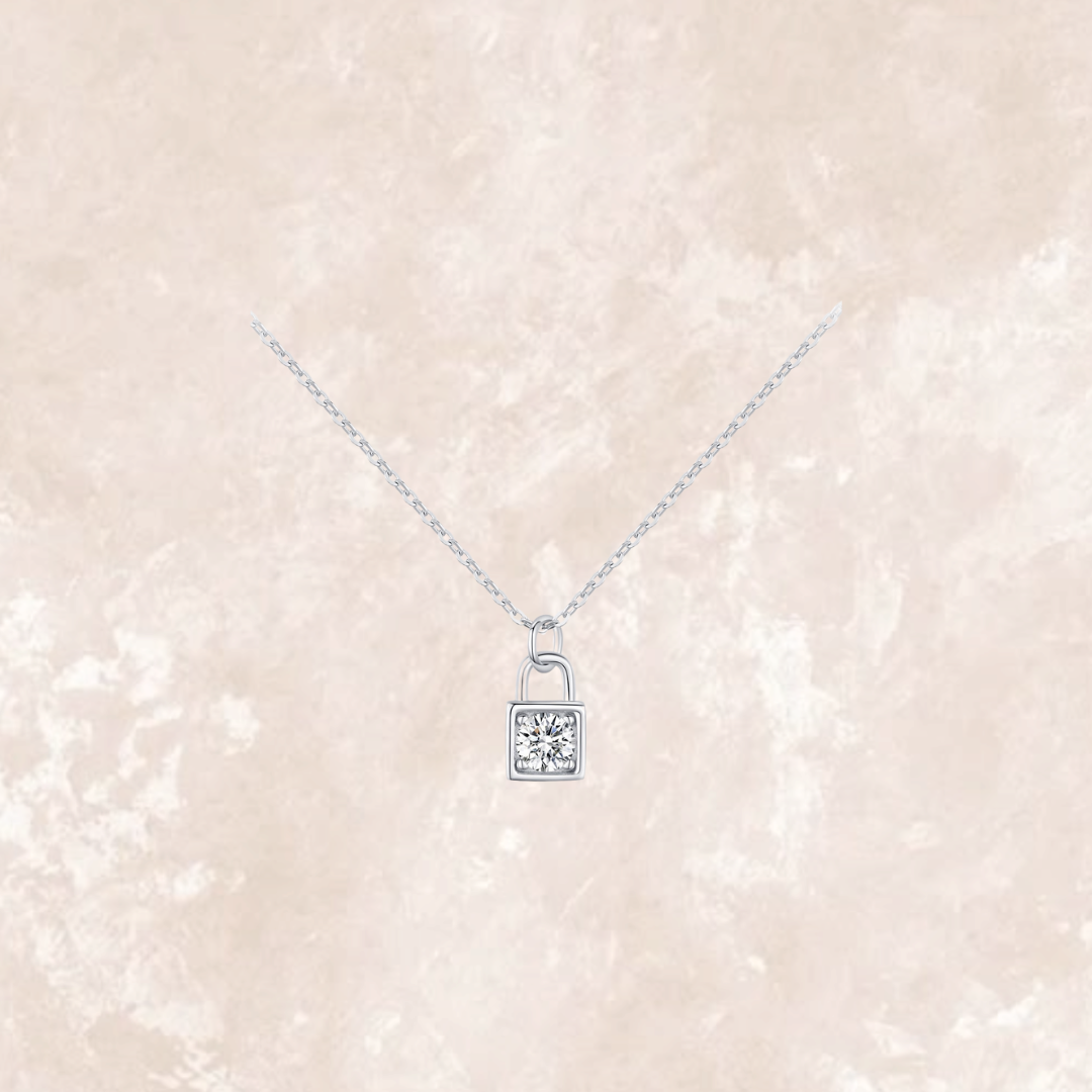 Solitaire Locket Necklace