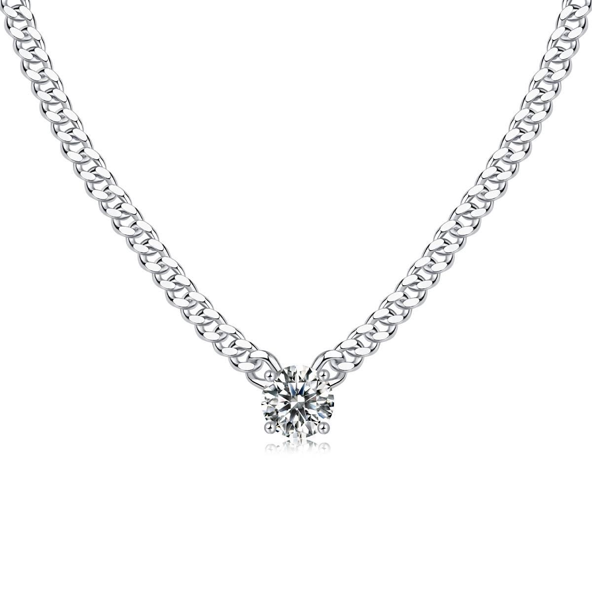 1 Carat Dolyn Solitaire Chain Necklace