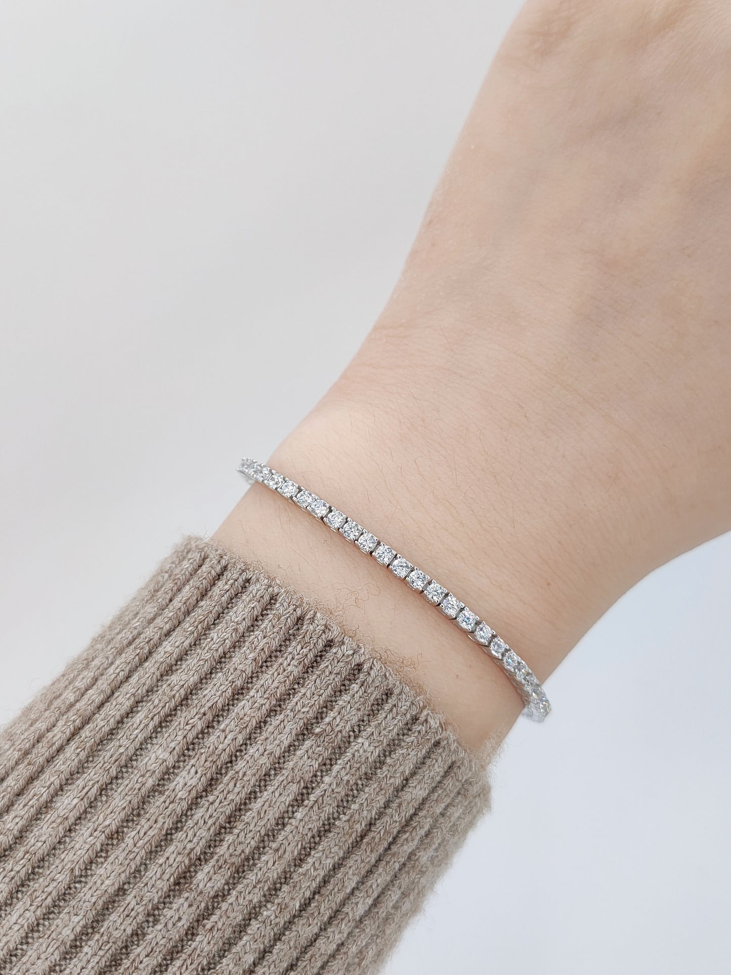Ally Mini 3 Pointer Mini Tennis Bracelet