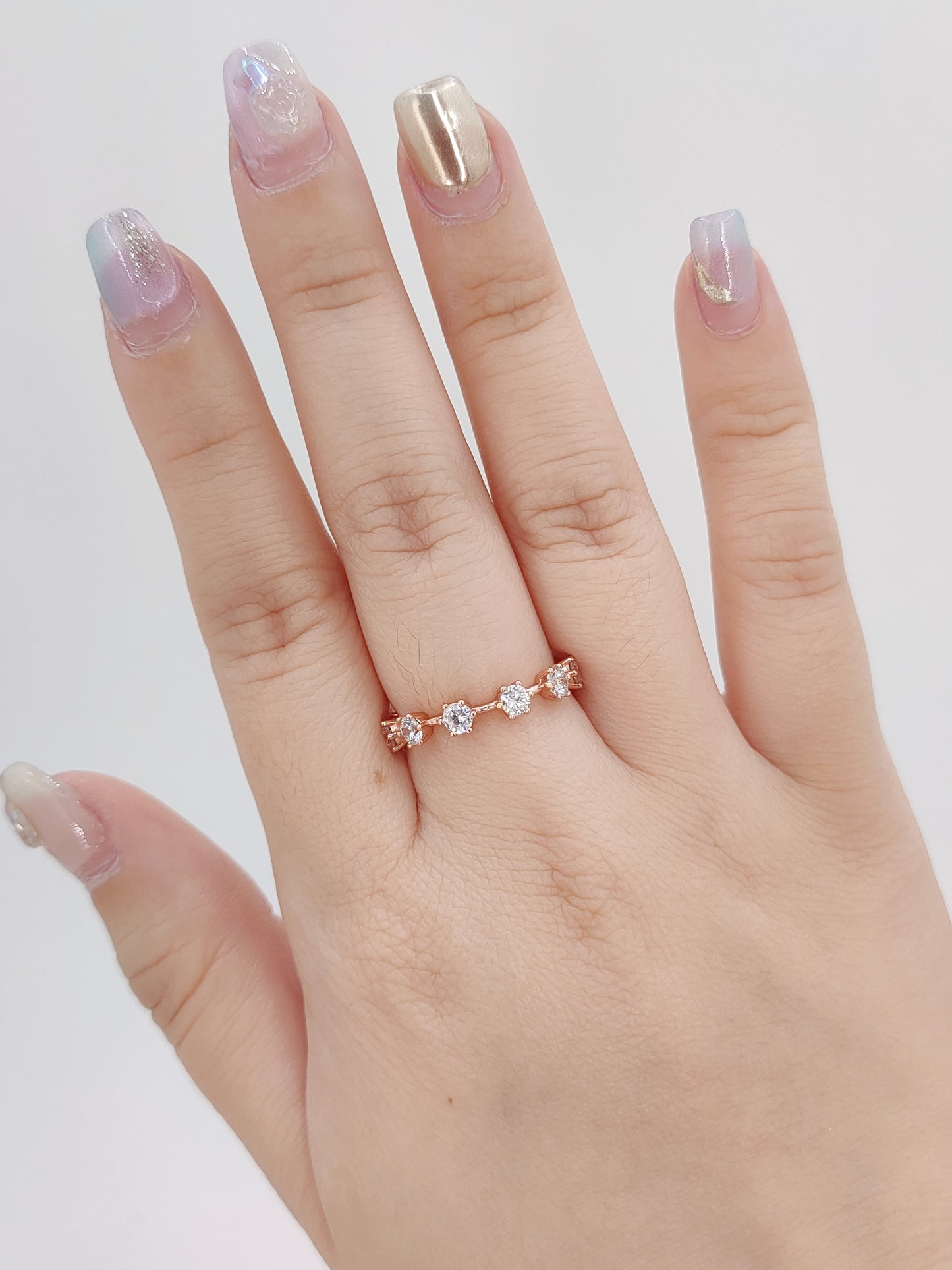 Galaxy Spacer Eternity - Rose Gold