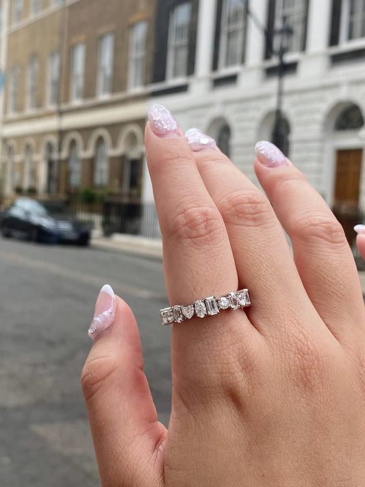 Image 46: Ingrid Mix Diamonds Full Eternity