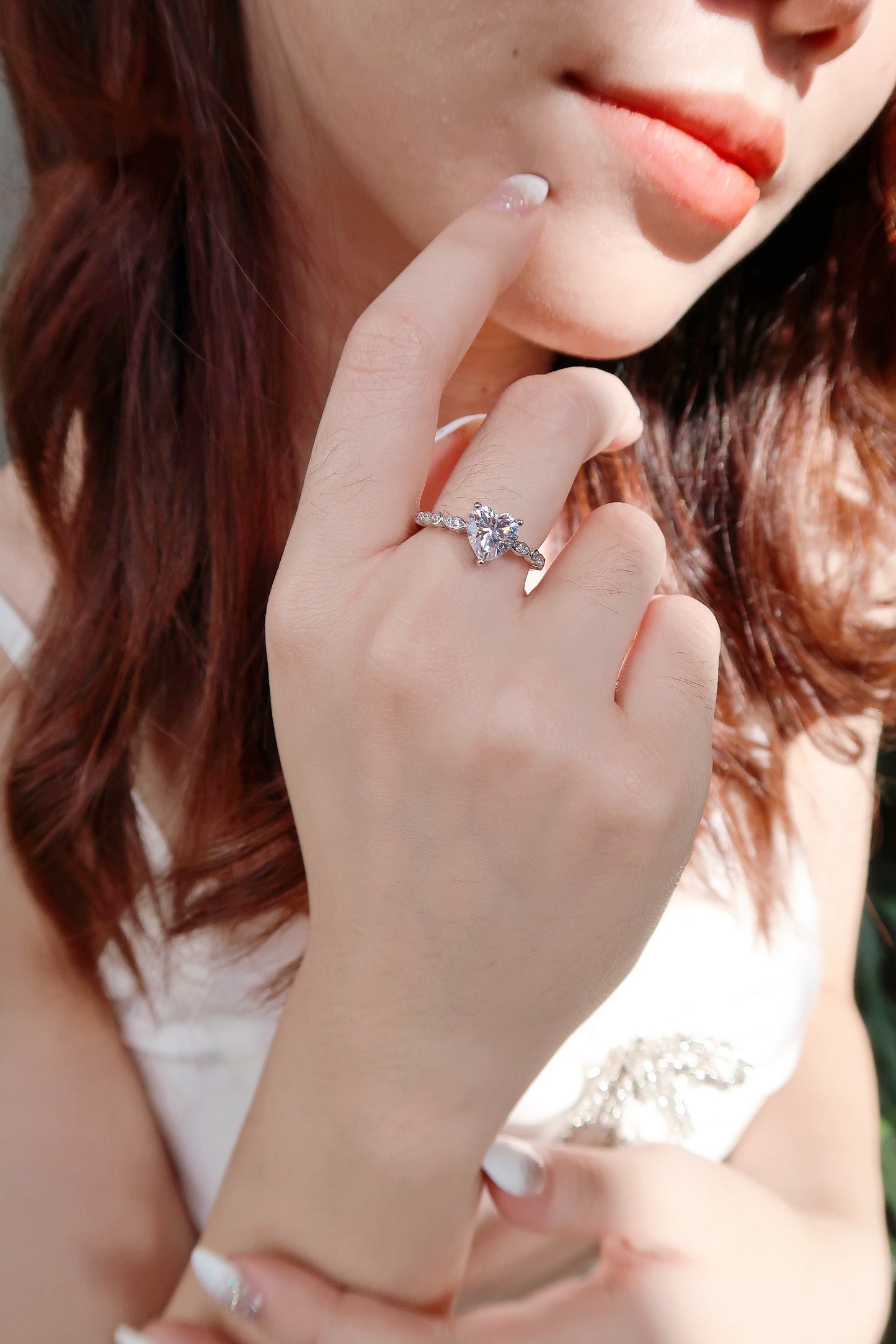 Abby Elevated Heart Ring