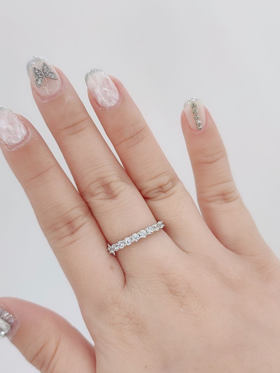 Milly 0.06 Carat Half Eternity Ring