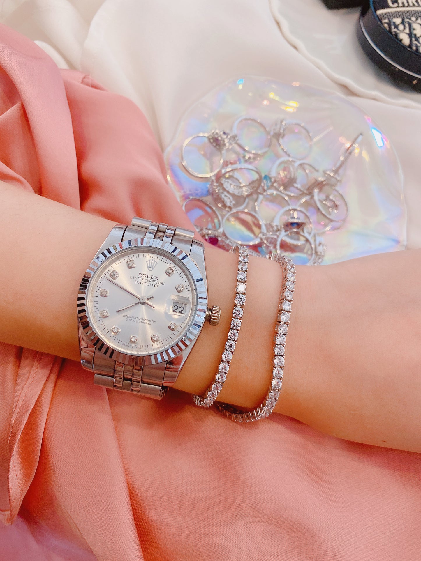 Pearlyn 10 Pointer Classic Tennis Bracelet