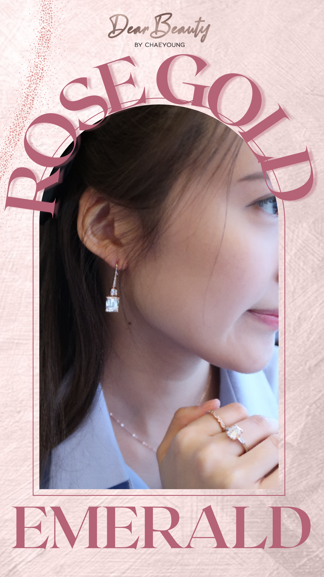 Rose Gold Emeralds