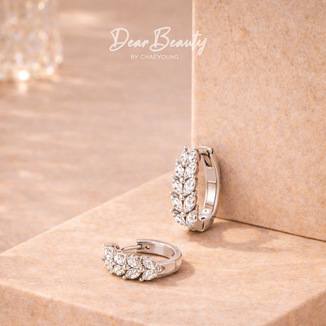 <PREORDER> Maeve Marquise Leaf Huggies