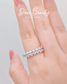 Vanessa Oval Eternity Ring (White Gold)