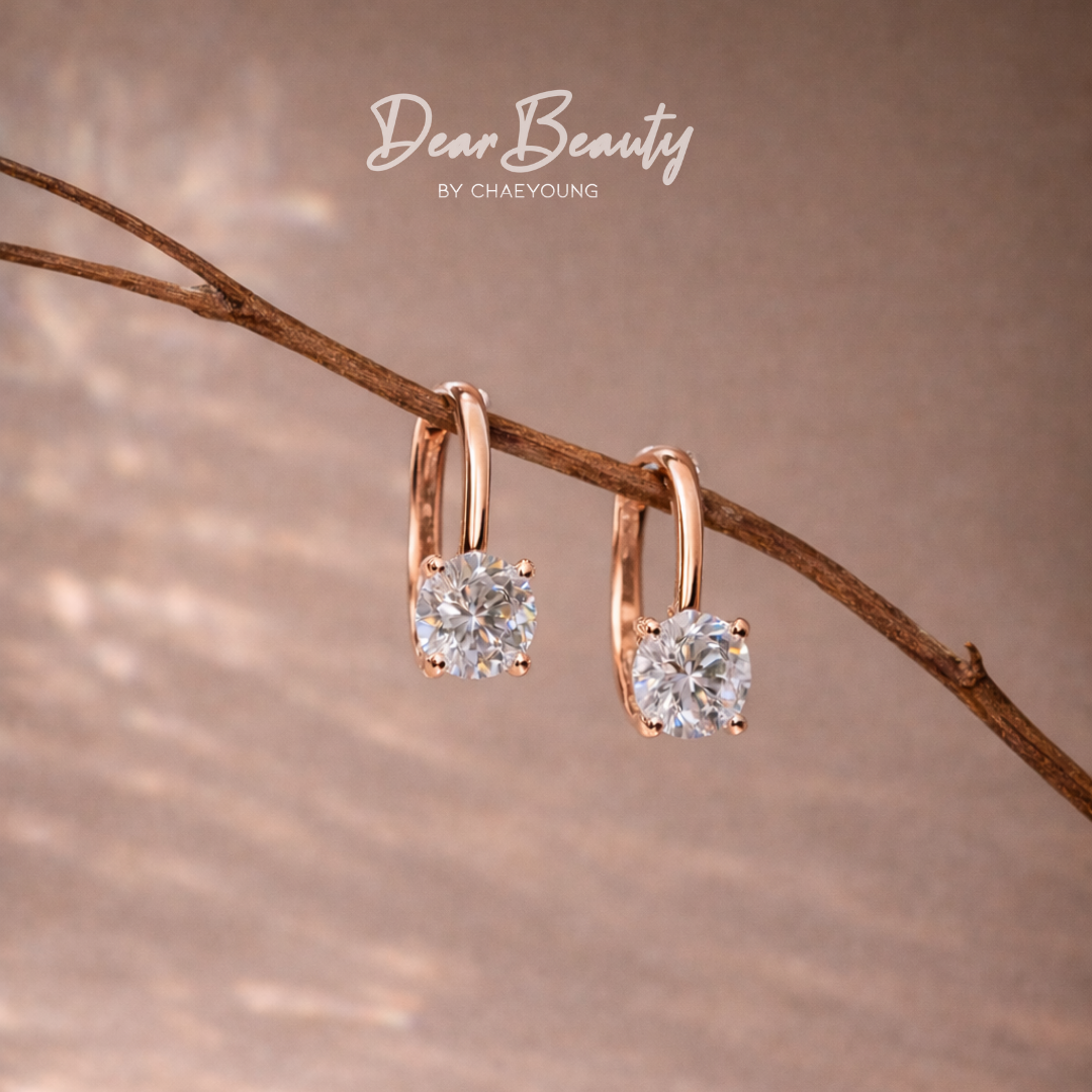 1 Carat Claire Loops - Rose Gold