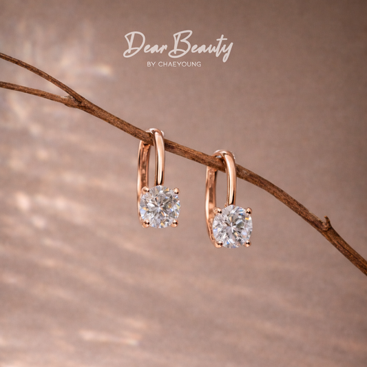 1 Carat Claire Loops - Rose Gold