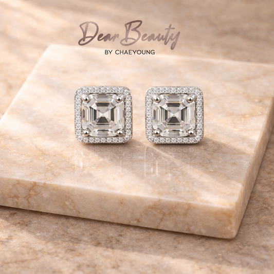 Asscher Cushion Earring