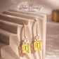 Jules Emerald Cut Drop Earring