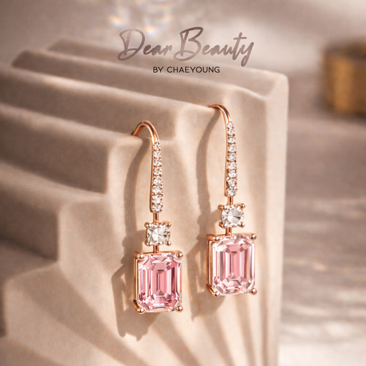 Jules Emerald Cut Drop Earring