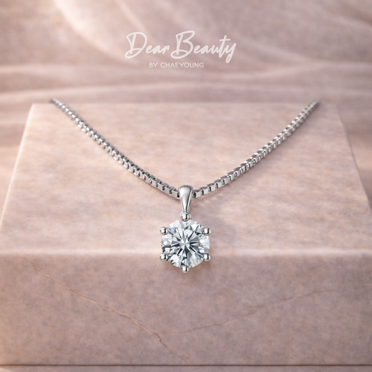 Julie 2 Carat Classic Solitaire Necklace