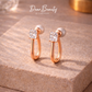 Jennie 2-Way Hoop Pearl & Emerald Cut Ear Ring