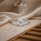 Middleton 2 Carat Oval Ring in Classic White