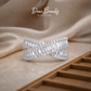 Glenda Thick Criss Cross Eternity Ring