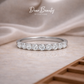 Milly 0.06 Carat Half Eternity Ring