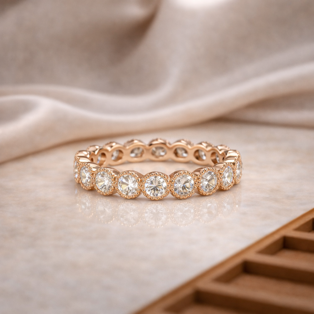 Terra Donut Full Eternity - Rose Gold