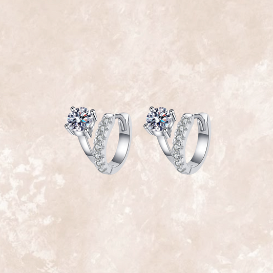 Yina 0.5 Carat Solitaire Huggies