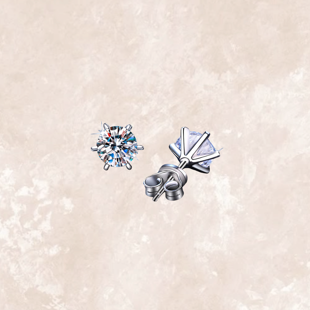 Martini Solitaire Studs (0.3 Carat - 2 Carat)
