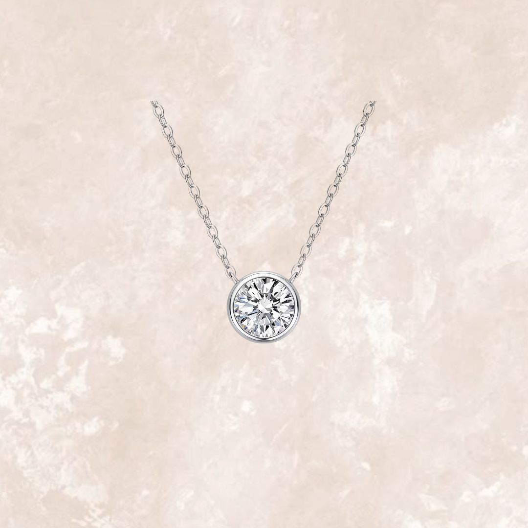 2 Carat Donut Necklace