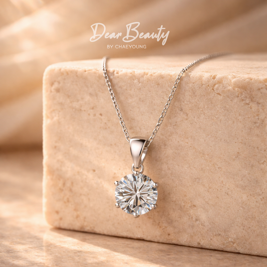 Julie 2 Carat Classic Solitaire Necklace