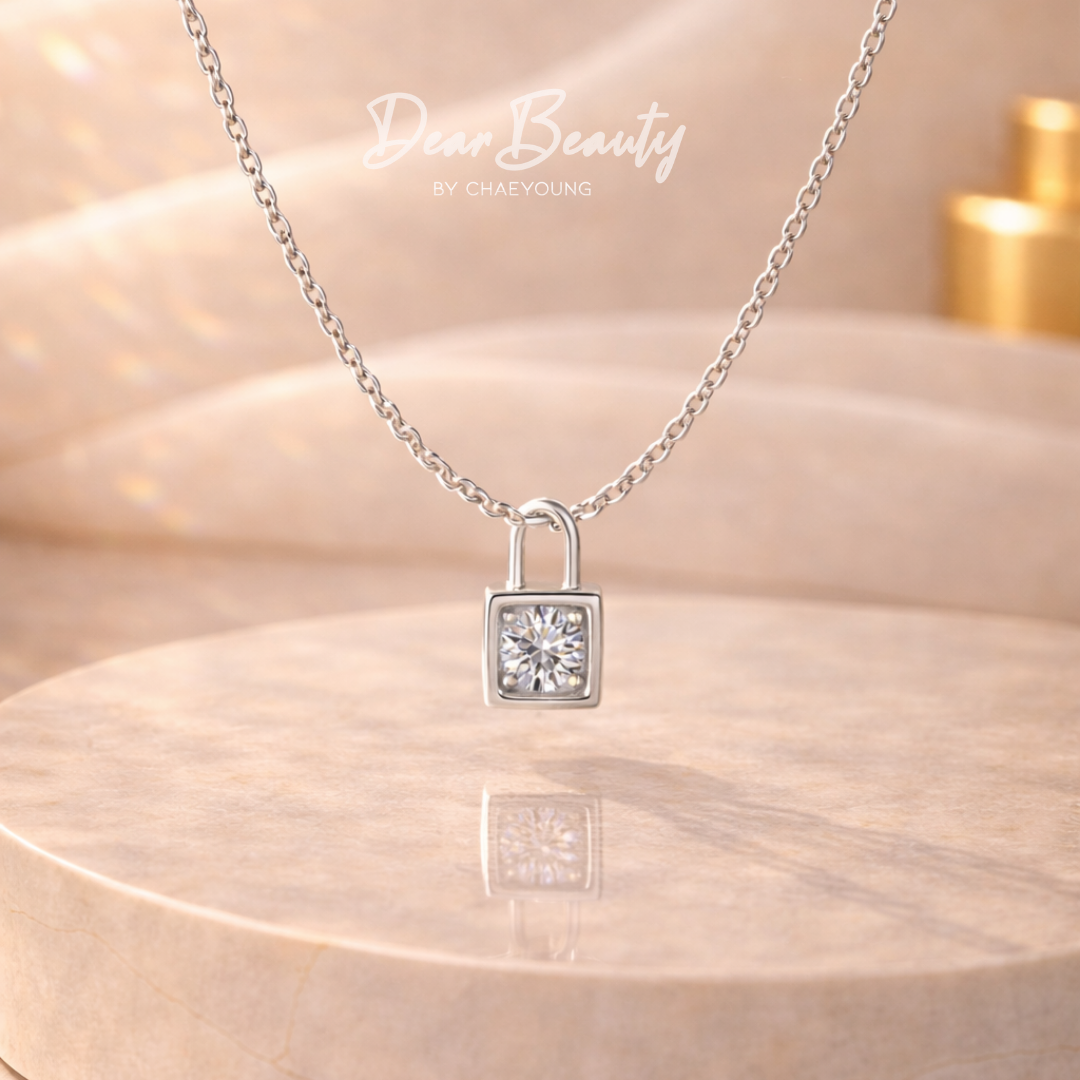 Solitaire Locket Necklace