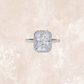 2 Carat Long Cushion Ring