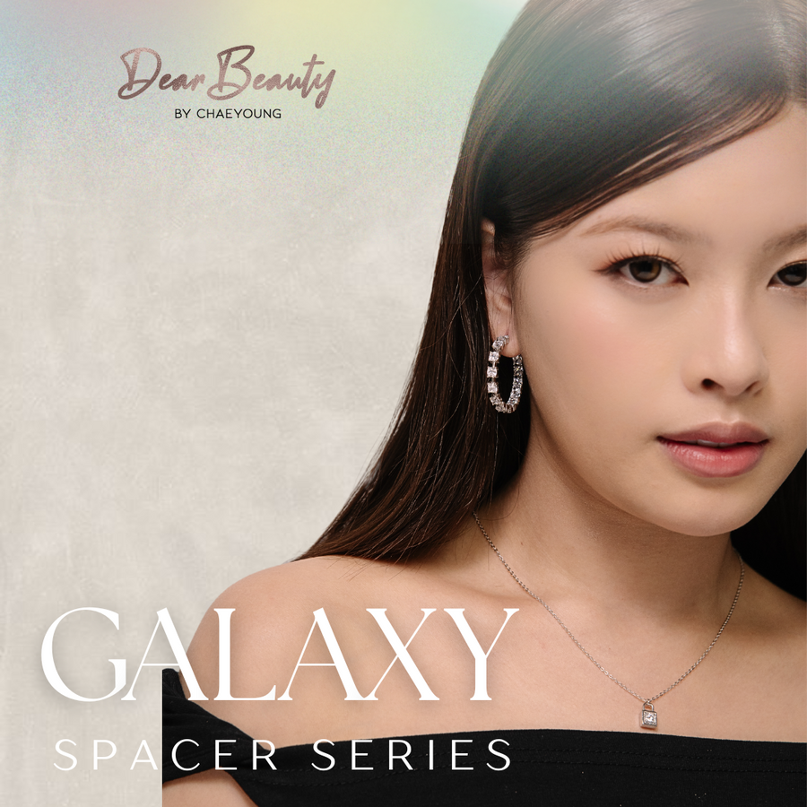 Galaxy Spacer Hoop Earrings