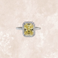 2 Carat Long Cushion Ring