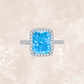 2 Carat Long Cushion Ring