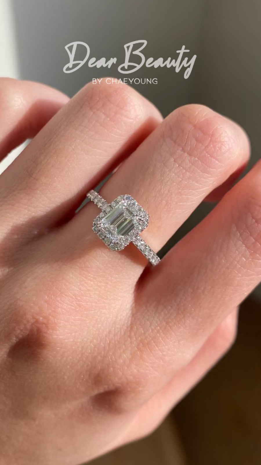 Giovanna 2 Carat Emerald Cushion Ring