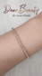 Ally Mini 3 Pointer Mini Tennis Bracelet