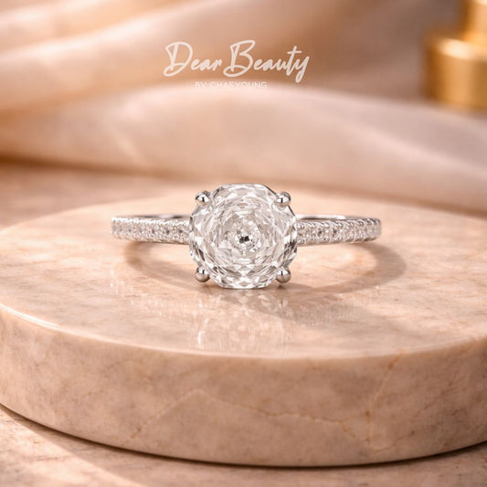 Marinda Rose Bloom Solitaire Ring