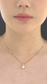 Julie 2 Carat Rose Gold Classic Solitaire Necklace