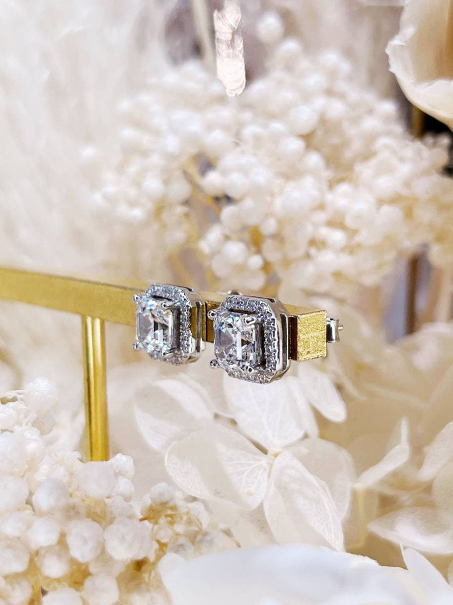 Asscher Cushion Earring