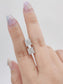 Angelina 1.5 Carat Ice Crushed Princess Ear Studs