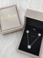 Anya 1.2 Carat Solitaire Halo Necklace