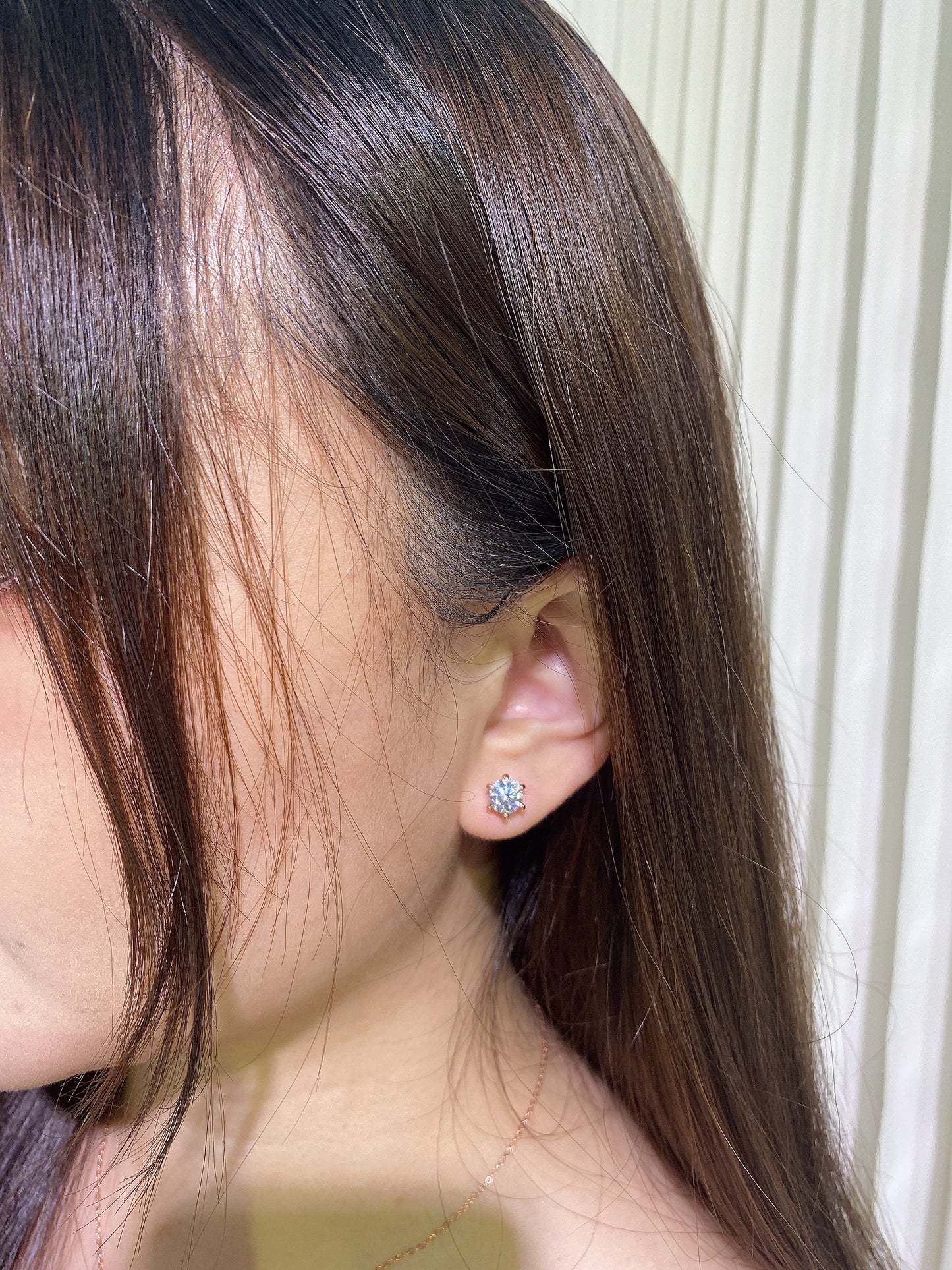 Rose Gold Martini Studs