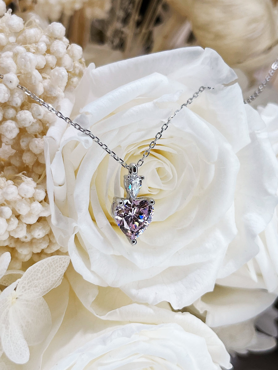 Lovelle 2 Carat Hearts Necklace (length: 39.5cm - 45cm)