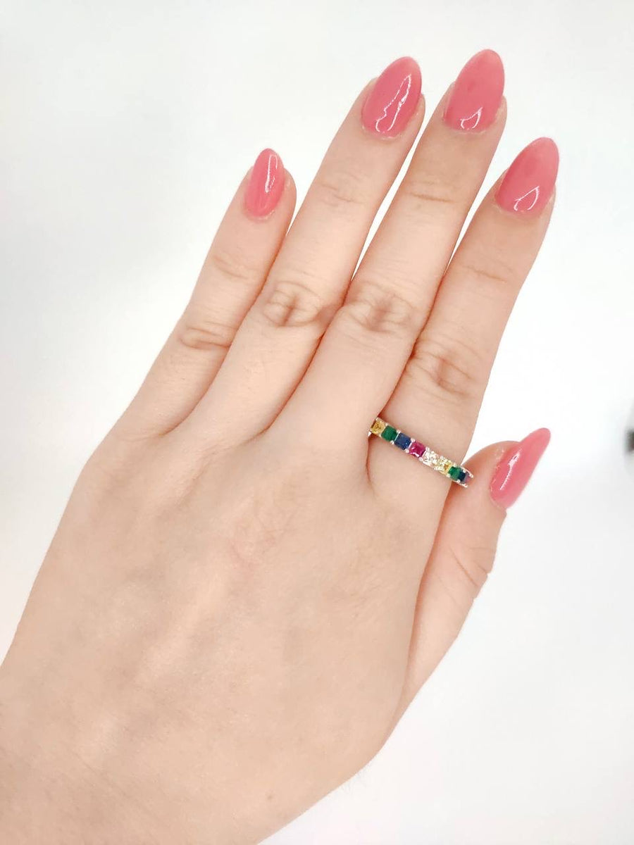 Lucia Rainbow Ring