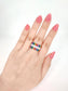 Baguette Half Rainbow Ring
