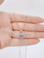 Julie 2 Carat Rose Gold Classic Solitaire Necklace